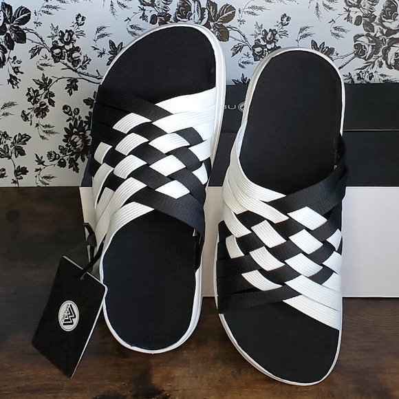 Malibu Other - Malibu Sandals Zuma Fast Times Black & Bright White Men's US 10 NIB